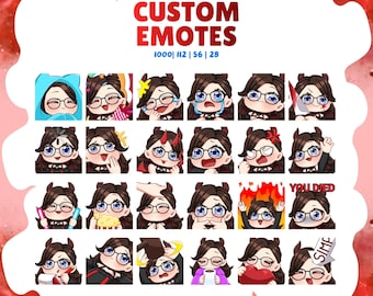 Emotes de contraction personnalisés | Emotes Discord | Emotes donner un coup de pied | emotes animées | emotes chibi | emote le printemps | emotes d'animaux | contraction des emotes