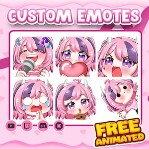 Custom Twitch Emotes | Animated Emotes | Twitch Emote for streamer | YCH | Animal Emotes | Sticker Emote | Twitch Emotes | Spring Emotes