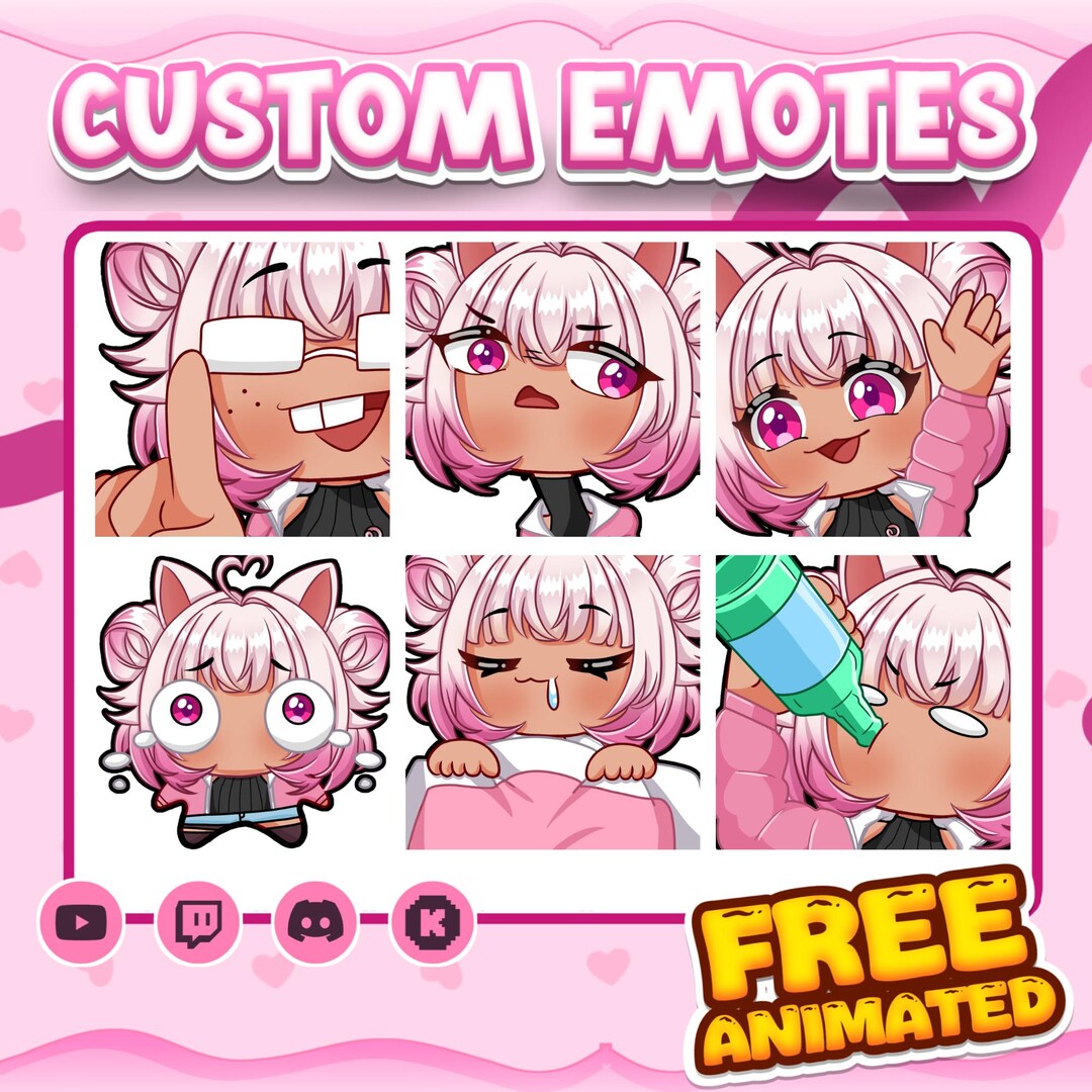 Buy Custom Emotes, Emojis, Sub Emotes for Twitch, Youtube, Disocrd or ...