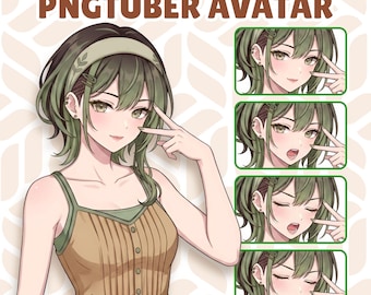 Aangepaste PNGtuber | Aangepaste PNGtuber-personage voor commercieel gebruik | PNGtuber voor streams | PNGtuber-opdracht | PNGtuber-model | PNGtuber-anime