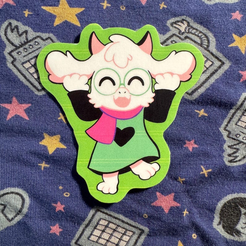 Tunic Sticker Deltarune Darkner Series | Holographic/gloss Vinyl Stickers - Etsy