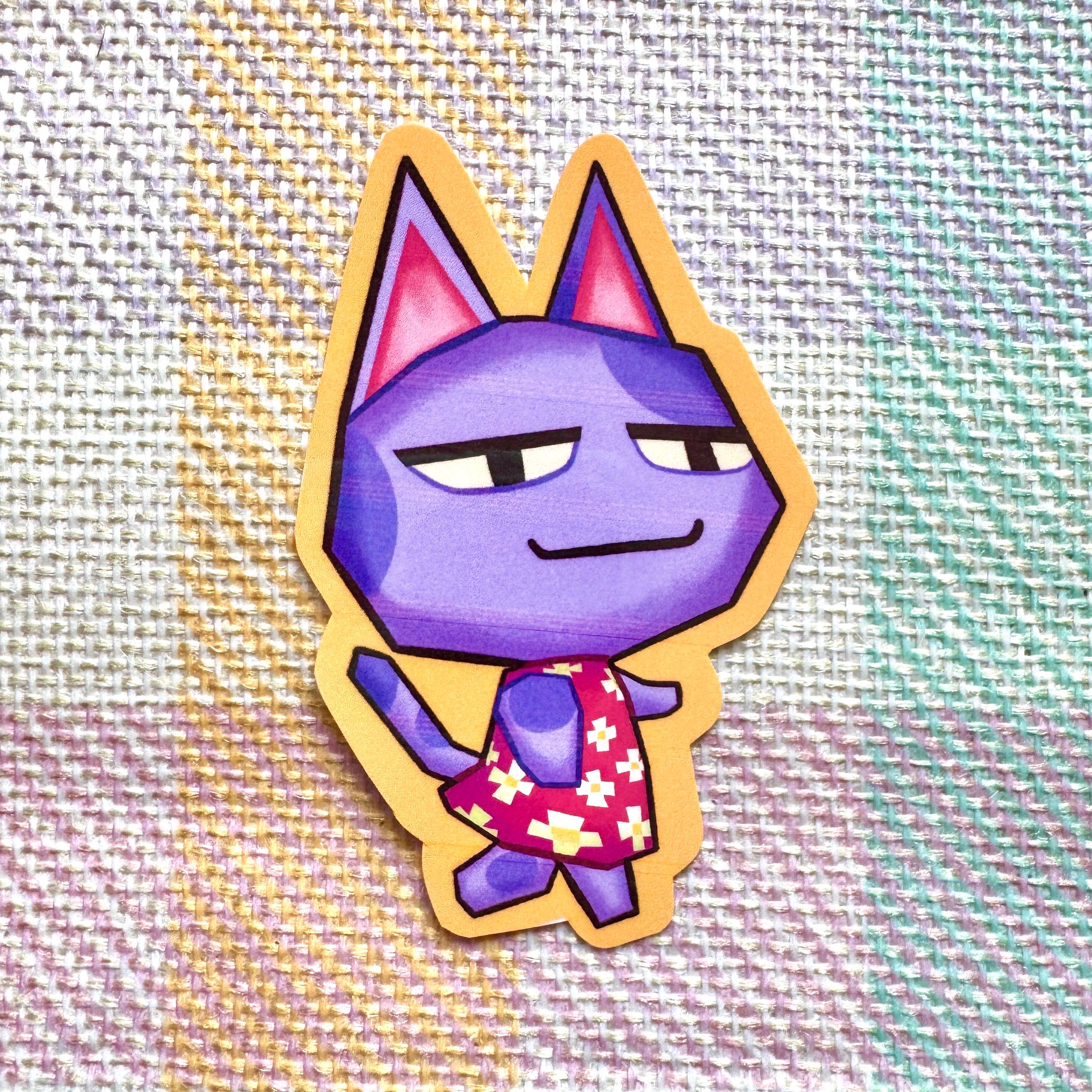 Villiger Bob Rizzy Animal Crossing | Cat Villager Villager Vinyl Stickers | Tangy, Bob ...