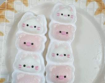 Cute Animal Stick Taba Squishy Toy, Soft Stress Relief, Kawaii Cute Gift