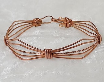 100% Copper CUFF Bracelet | Wire Copper Bracelet