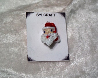 Santa Handmade Lampwork Glass Focal bead