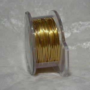 18 Gauge SQUARE GOLD Plated Wire Tarnish Resistant Parawire 