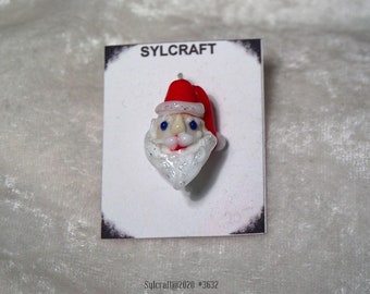 Santa Claus Handmade Lampwork Glass Focal bead