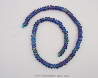 Crow Beads Spacer Beads Irredescent