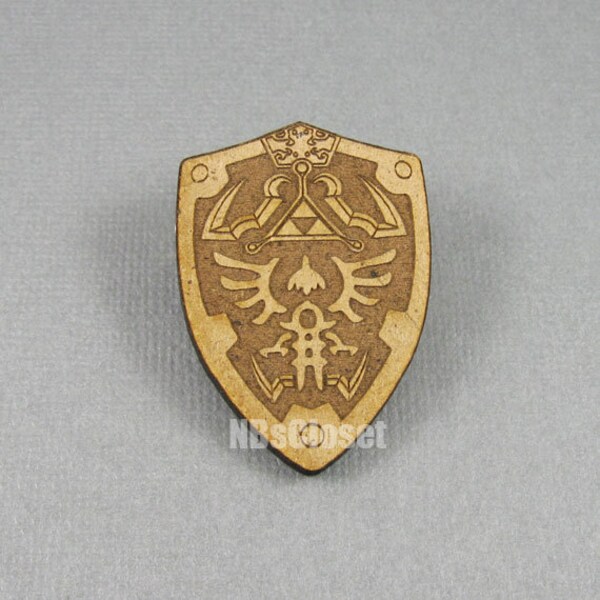 Zelda Hyrule Shield Pin/Brooch