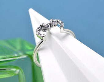 925 Sterling silver Disney Minnie Silhouette Ring ,Fashion Jewelry, Gift for her, Rings for Women ,Gift for wife, Gift for girlfriend
