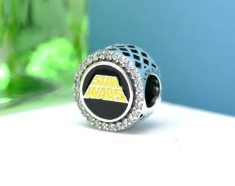 Colgante de plata de ley de Star Wars "Que la Fuerza te acompañe", regalo para ella