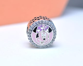 Sterling Silver Minnie Mouse 96th Anniversary Celebration Charm Gift for her