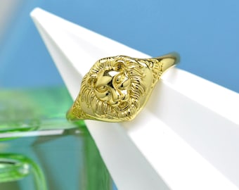 14k Gold Plated Lannister Lion Ring,Ring for women,Fashion jewelry