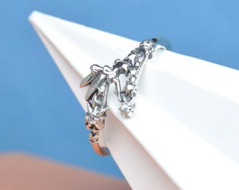 925 Sterling silver Tinker Bell Sparkling Ring  ,Fashion Jewelry, Rings for Women , Gift for girlfriend