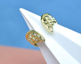 14K gold plated Thor Wings Open Ring : Handmade Jewelry