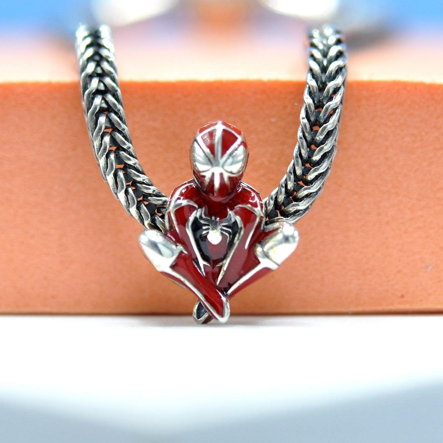 Spiderman necklace - Etsy 日本