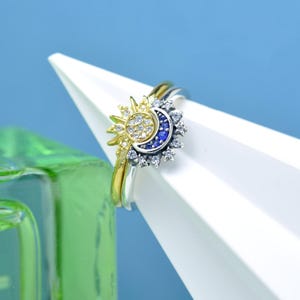 Pandora sun and moon ring set - Etsy 日本