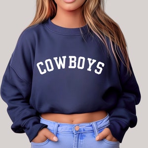 HERE FOR THE COWBOYS CREWNECK