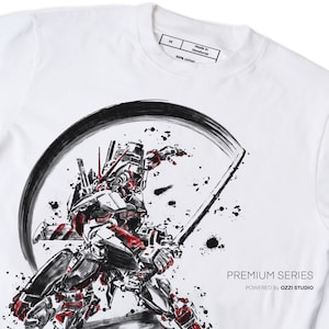Astray Mobile Suit Gundam Japanese Anime Men's Short Sleeve Tshirt Graphic Tees
