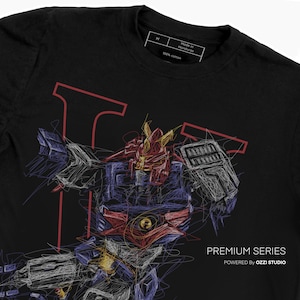 Voltus V Super Robot Japanese Anime Men&#39;s Short Sleeve Tshirt Graphic Tees