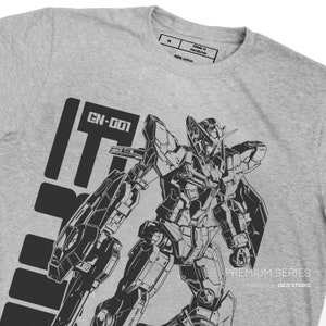 Exia Mobile Suit Gundam Japanese Anime Men's Short Sleeve Tshirt Graphic Tees