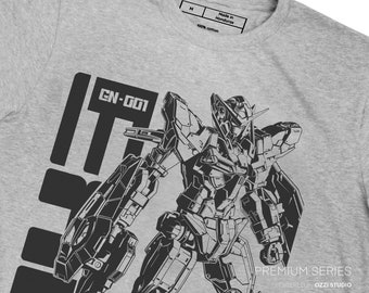 Exia Mobile Suit Gundam Japanse anime T-shirt met korte mouw heren grafische T-shirts