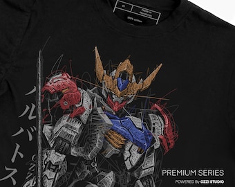 Gundam-Barbatos Lupus-Rex T Shirt For Men Women Gundam-Barbatos Lupus-Rex T Shirt For Men Women