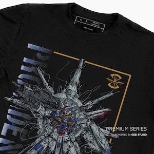 Providance Mobile Suit Gundam Japanese Anime Men's Short Sleeve Tshirt Graphic Tees