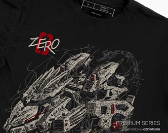 Camiseta masculina de manga curta Liger Zero, anime japonês, camisetas gráficas