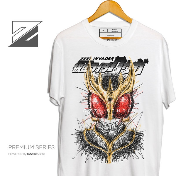 Kamen Rider Kuuga Japanese Anime Men's Short Sleeve Tshirt Graphic