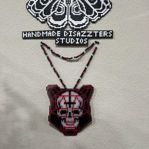 BTSM Glow in the Dark Skull Helmet Perler
