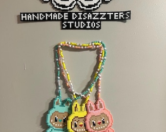 Labubu Perler Necklace