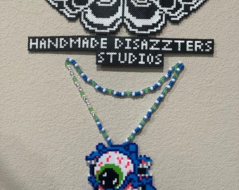 Subtronics Tesseract Glow In The Dark Perler Necklace