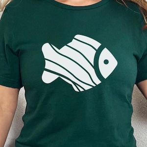 Ocean Fish Unisex Tee, Marine Biologist Shirt, Ocean Lover Tshirt, Fisherman Gift, Sea Life Top, Fisherman Tshirt, Dad Loves Fishing