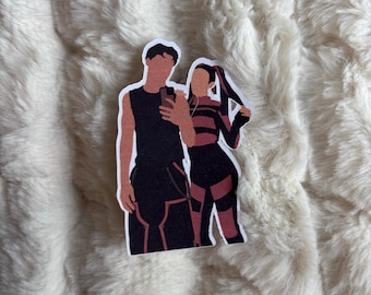 Malachi Barton and Kylie Cantrall Backstage Sticker