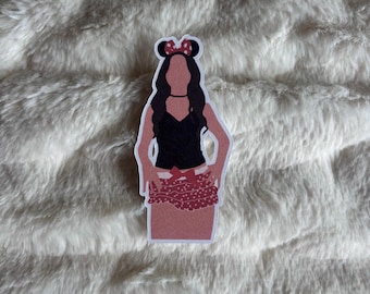 Lumi Pollack in her Minnie Mouse Halloween Costume Sticker