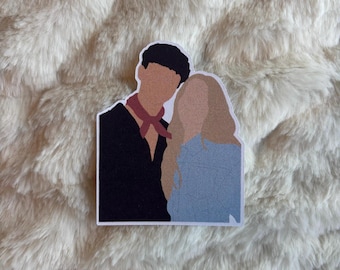 Malachi Barton and Freya Skye at the Rise of Red Premiere Sticker