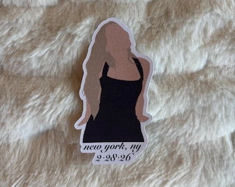 Freya Skye at her New York Stars Align Show with Date and Location Sticker