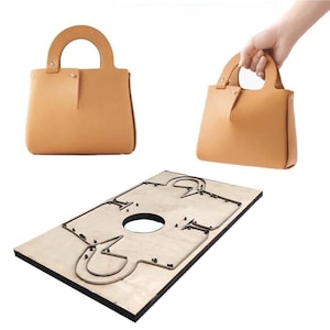 Moule de découpe pour sac à main en cuir, personnalisation faite main, artisanat du cuir, outil kraft pour artisanat du cuir