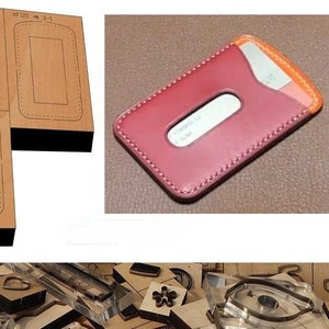 Porte-cartes pour découper le cuir dans un moule, artisanat du cuir, outil kraft, personnalisation à la main, artisanat du cuir