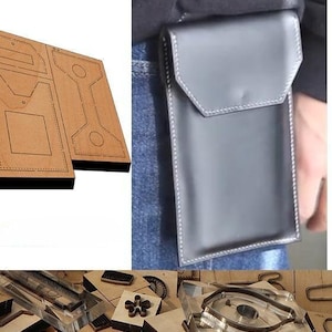 Sac banane mobile pour découper le cuir dans un moule, outil kraft pour artisanat du cuir, personnalisation à la main, artisanat du cuir