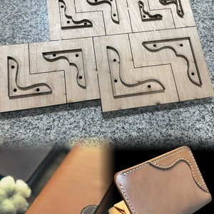革財布の装飾アクセサリーカッティングダイ財布コーナーフラワーナイフダイ手作りの革製品に適した革ダイツール