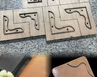 Leather wallet decoration accessories Cutting die Wallet corner flower knife die Leather die tool suitable for hand-made leather goods