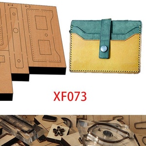 Borsa per biglietti da visita, stampo per fustellatura in pelle, portamonete, artigianato in pelle, strumento Kraft, personalizzazione fatta a mano, artigianato in pelle