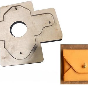 Envelope, pacote de mudança, pacote de cartão, molde de corte de couro, personalização feita à mão, artesanato em couro, ferramenta Kraft para artesanato em couro