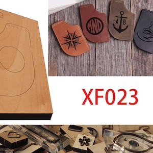 Étui à marque-pages en cuir, moule à découper, étui à marque-pages, artisanat en cuir, outil kraft, emporte-pièces faits main