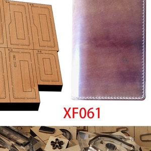 Eine faltende Brieftasche Leder Schneiden Die Schnittform, Geldbörse Leder Handwerk Kraft-Werkzeug, handgemachte Anpassung Lederhandwerk