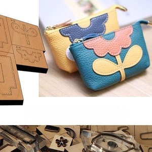 Petit moule de découpe en cuir de sac à main, artisanat du cuir de personnalisation fait main, outil Kraft d'artisanat du cuir