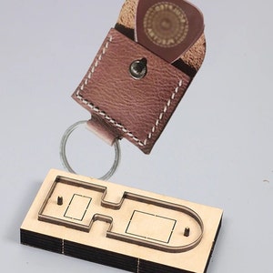 Sac de médiator pour guitare, moule découpé, personnalisation fait main, artisanat du cuir, outil kraft pour l'artisanat du cuir