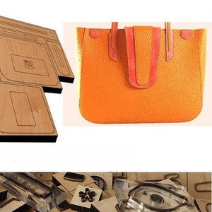 Tote bag Leather Cutting Die Cut Mold, Handmade customization Leather Crafts , Leather Crafts Kraft Tool